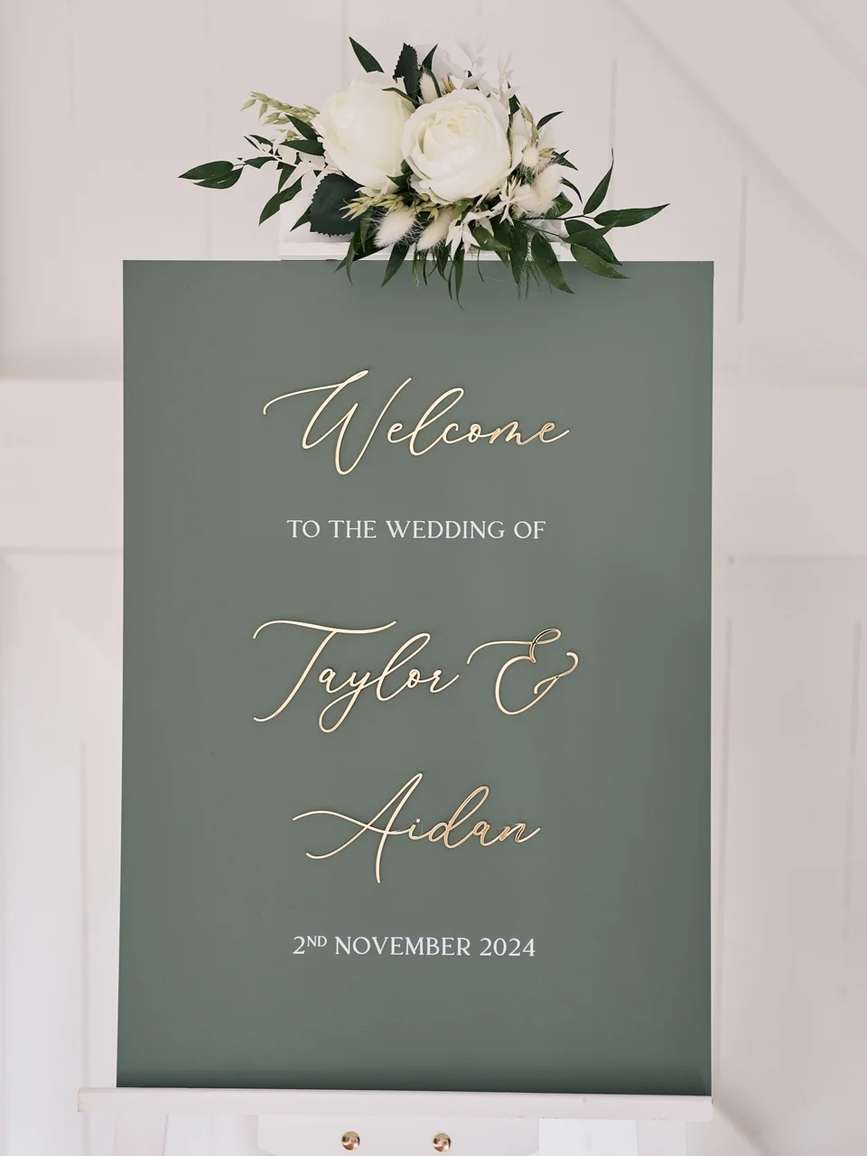 A moment from Taylor & Aiden’s wedding at White Dove Barns