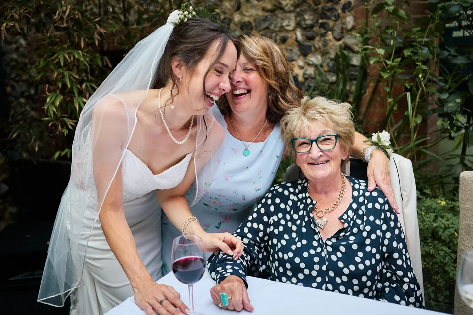 A moment from Danielle & Ben’s wedding at Norwich Castle & Cinema City