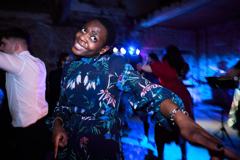 A moment from Rachel & Thomas’s wedding at Godwick Hall & Great Barn
