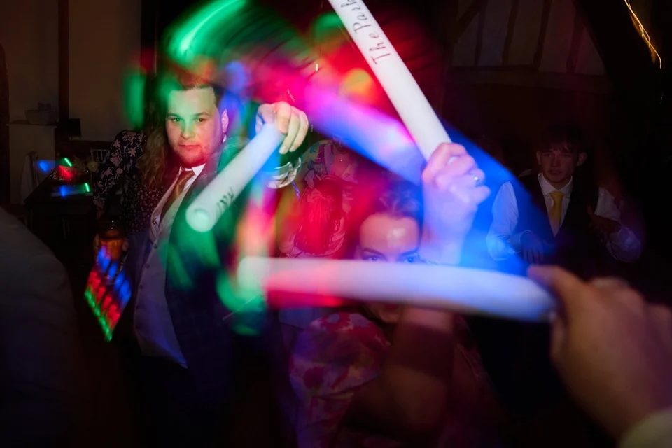 A moment from Abbey & Daniel’s wedding at Bateman’s Barns