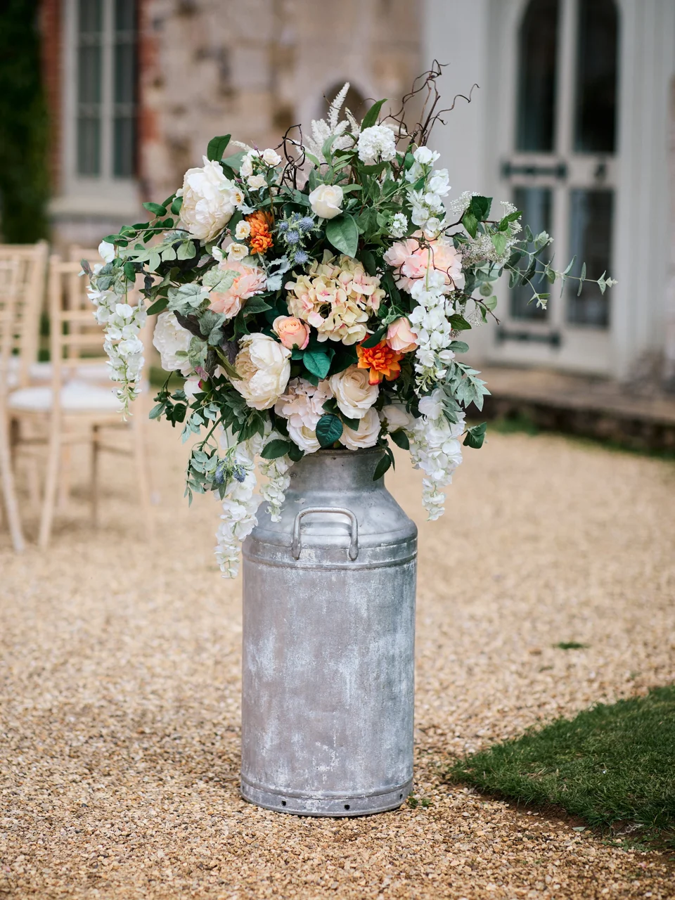A moment from Alisa & Sam’s wedding at Pentney Abbey
