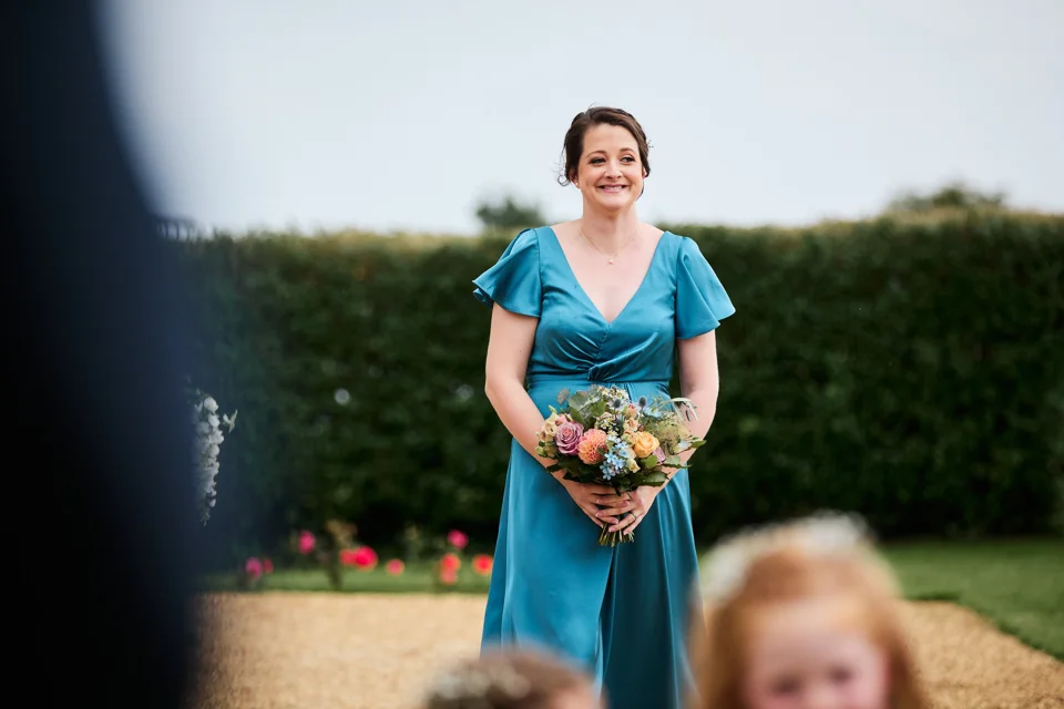 A moment from Alisa & Sam’s wedding at Pentney Abbey