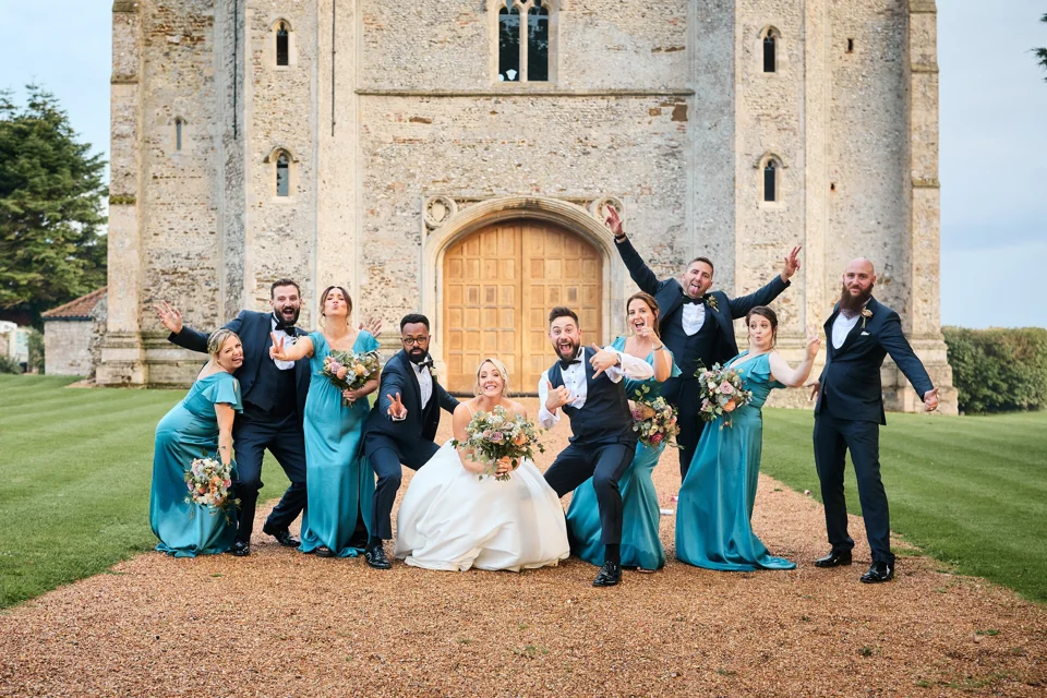 A moment from Alisa & Sam’s wedding at Pentney Abbey