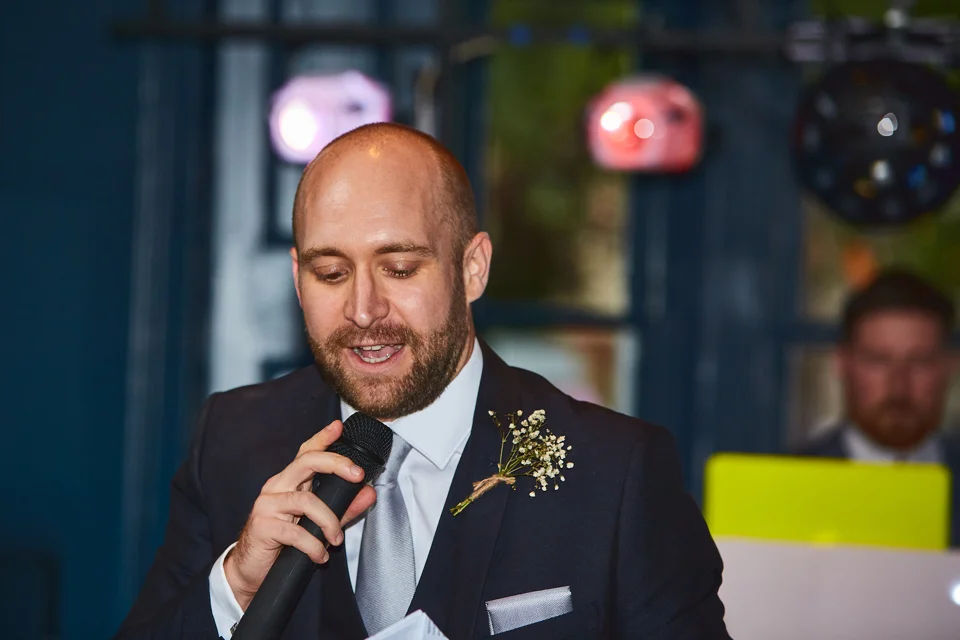 A moment from Hayley & Adam’s wedding at The Georgian Townhouse