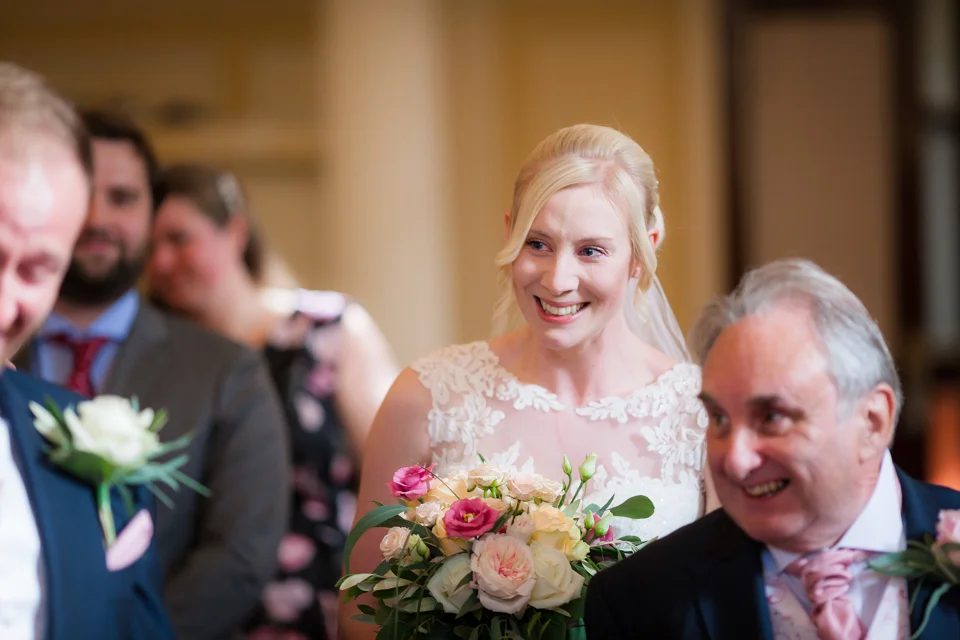 A moment from Hazel & Matt’s wedding at The Assembly House