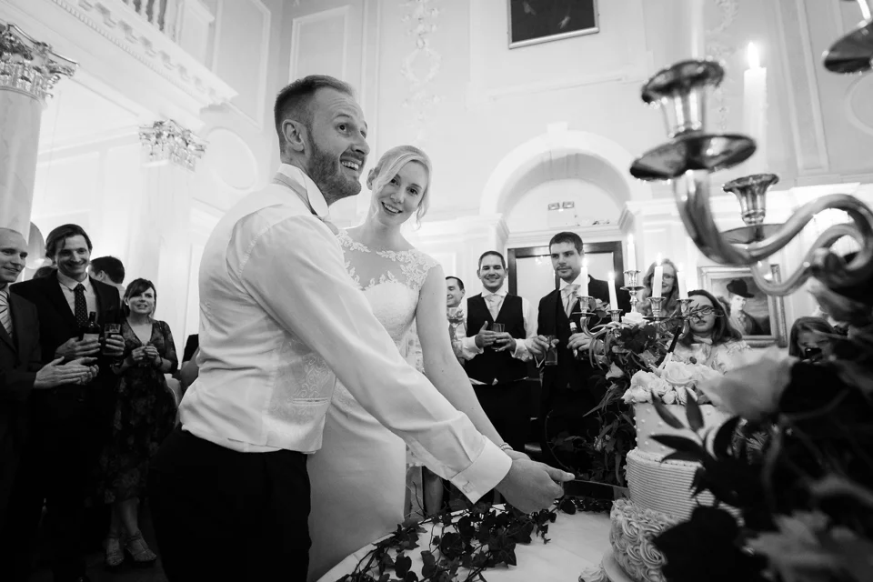 A moment from Hazel & Matt’s wedding at The Assembly House