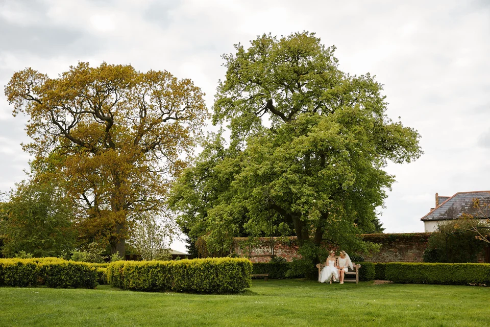 A moment from Charlotte & Gemma’s wedding at Southwood Hall