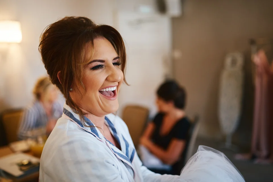 A moment from Jess & Freddie’s wedding at Barnston Lodge