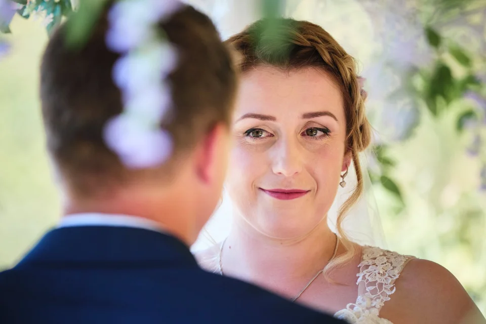 A moment from Harriet & Mark’s wedding at Hockwold Hall