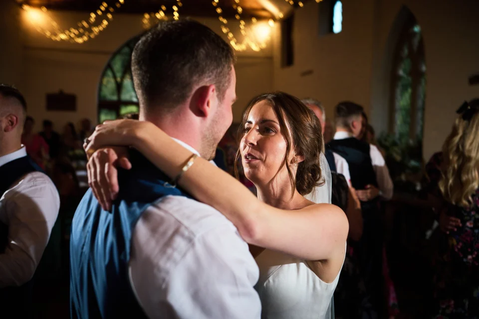 A moment from Alice & Sam’s wedding at The Reading Room